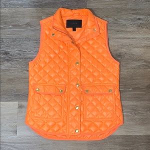 J. Crew Orange Vest XS